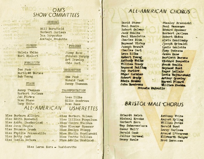 1942 -1st Cast & Show Committees